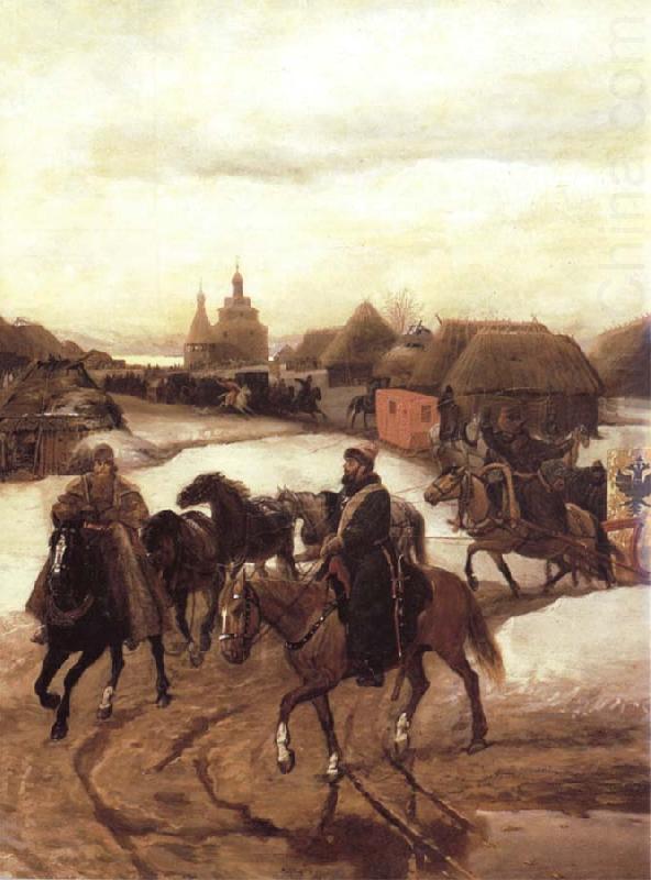 Viacheslav Schwarz The Tsarina-s Spring china oil painting image